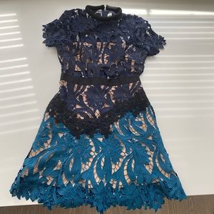 New with tag! Self-Portrait La Prairie mini dress